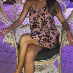 She and Sky Floral Shift Dress